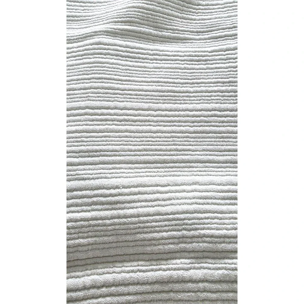 West Elm Cotton Ribbed Textured Cream Pillow Cover 20x20 NWoT